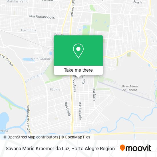 Savana Maris Kraemer da Luz map