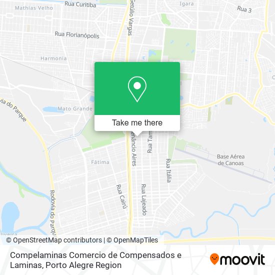 Compelaminas Comercio de Compensados e Laminas map