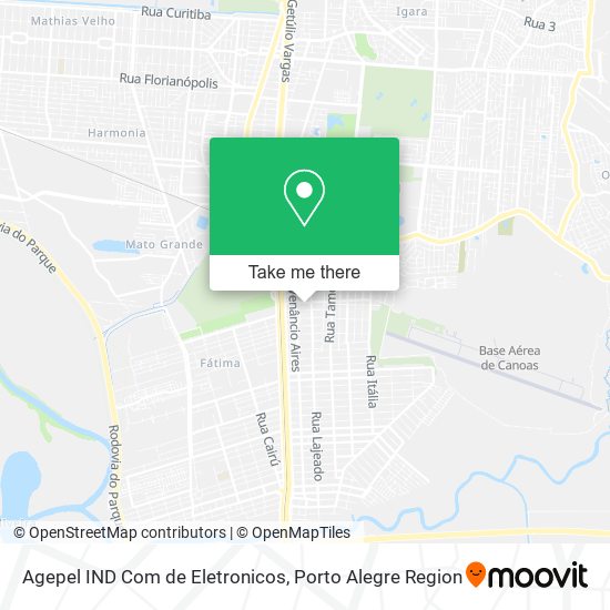 Mapa Agepel IND Com de Eletronicos