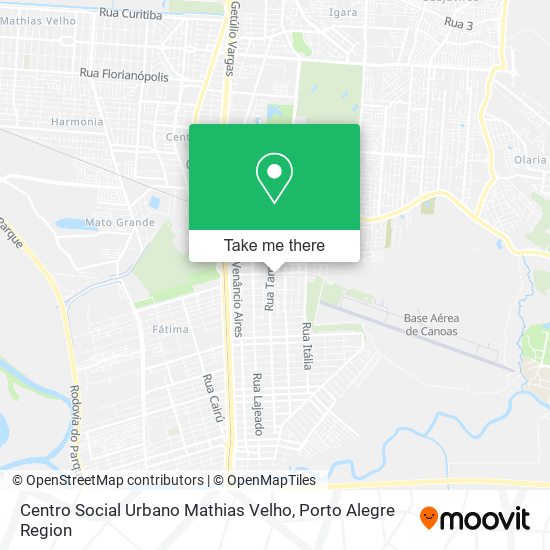 Centro Social Urbano Mathias Velho map