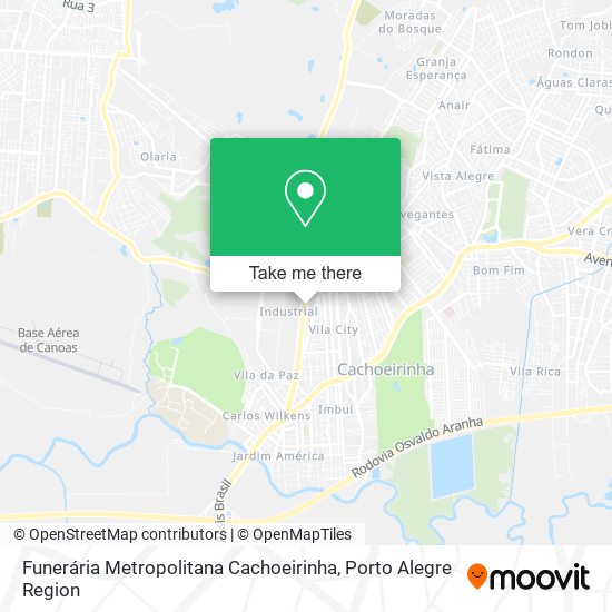 Funerária Metropolitana Cachoeirinha map
