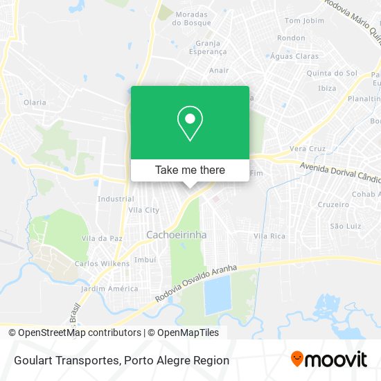 Goulart Transportes map