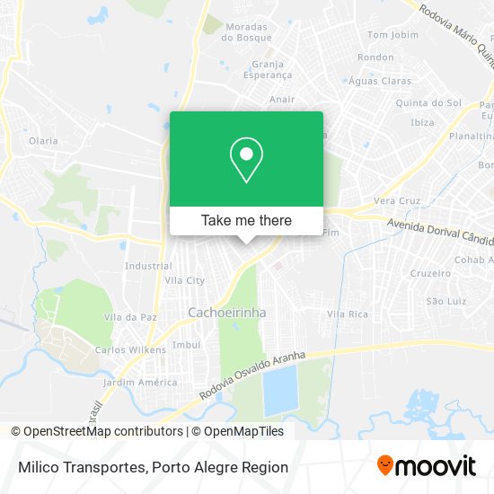 Milico Transportes map