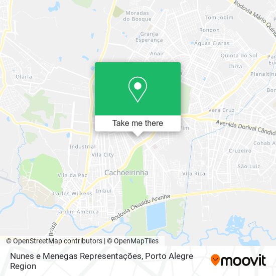 Nunes e Menegas Representações map