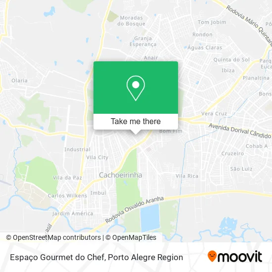 Espaço Gourmet do Chef map