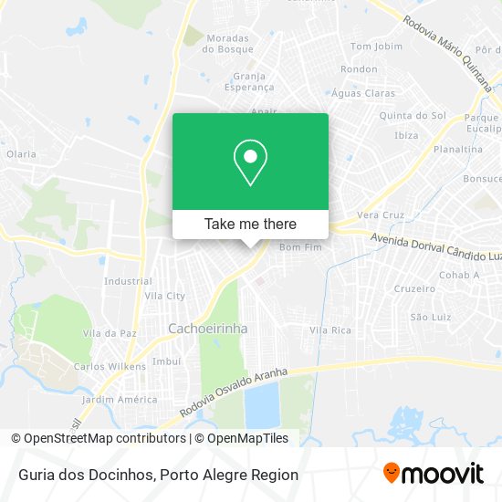 Guria dos Docinhos map