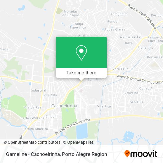 Gameline - Cachoeirinha map