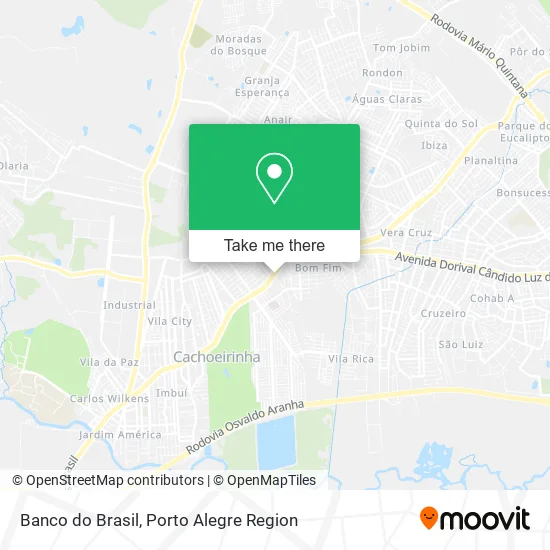 Banco do Brasil map
