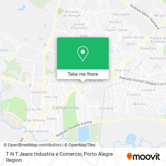 T N T Jeans Industria e Comercio map