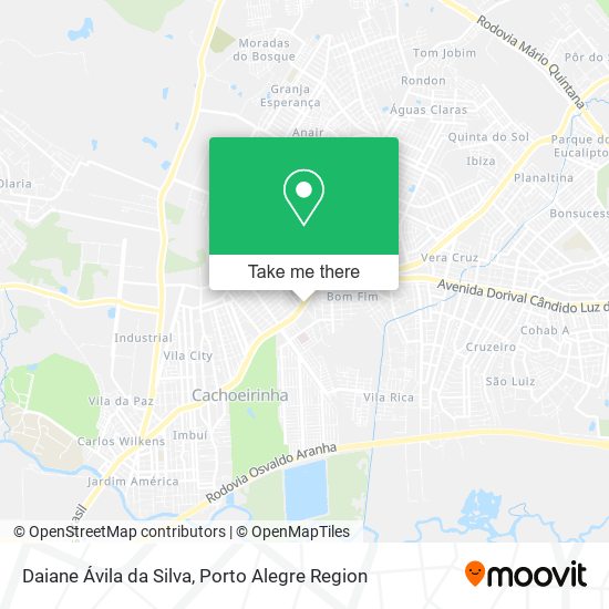 Daiane Ávila da Silva map