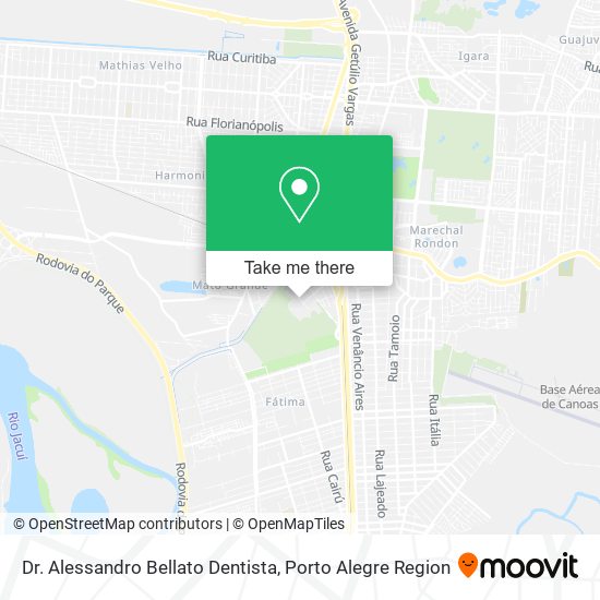 Mapa Dr. Alessandro Bellato Dentista