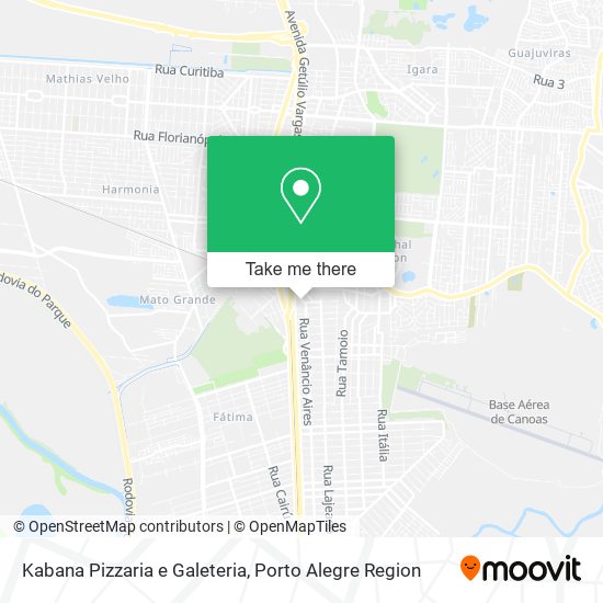 Kabana Pizzaria e Galeteria map