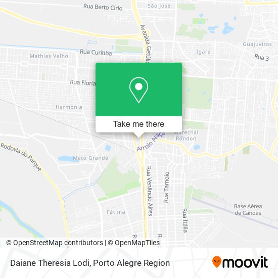Daiane Theresia Lodi map