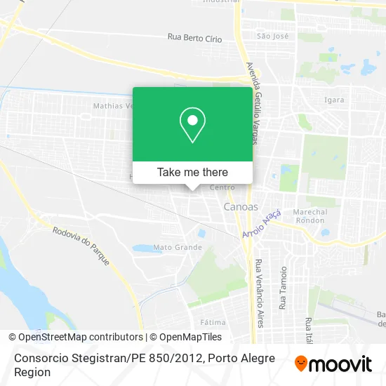 Consorcio Stegistran / PE 850 / 2012 map