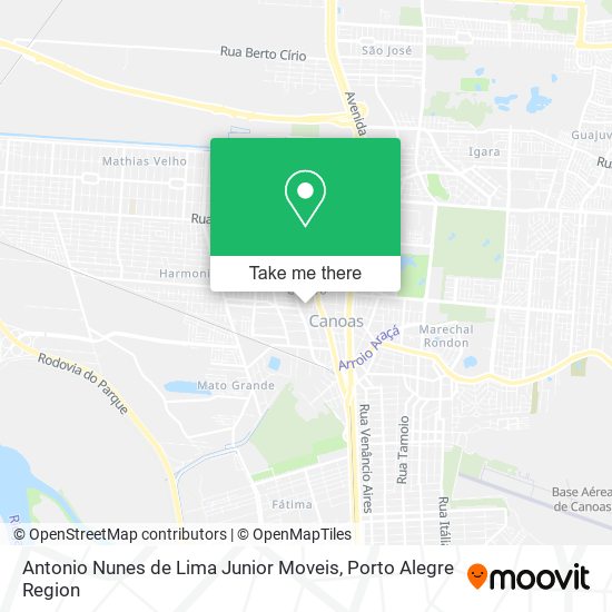 Antonio Nunes de Lima Junior Moveis map