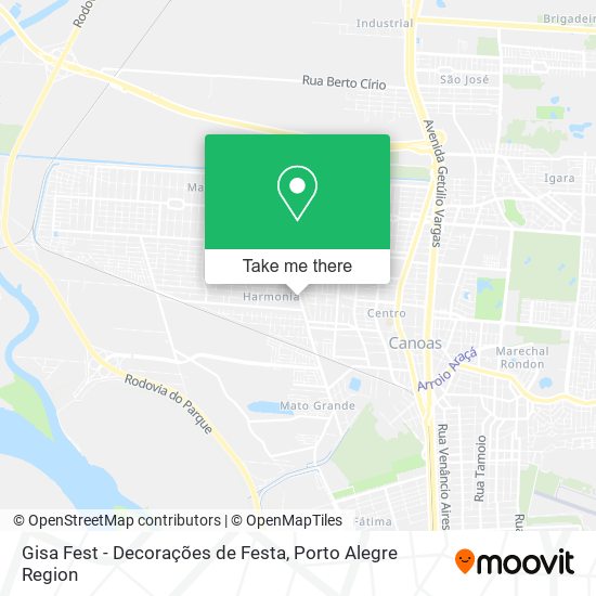 Mapa Gisa Fest - Decorações de Festa