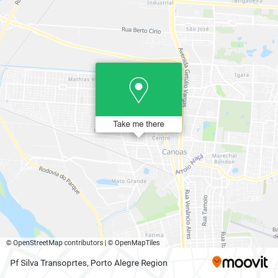 Pf Silva Transoprtes map
