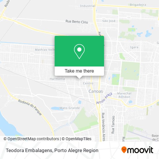 Teodora Embalagens map