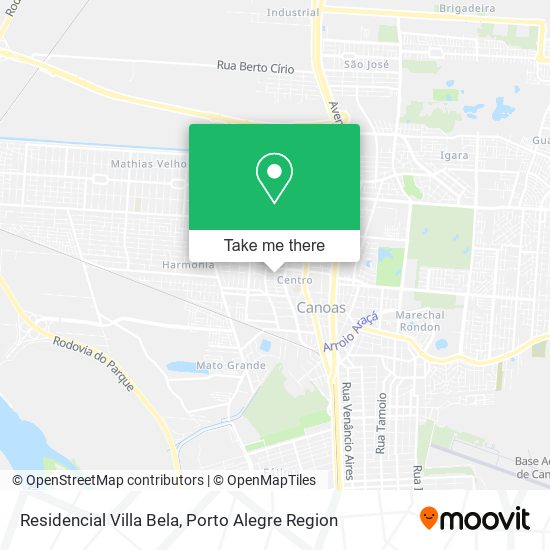 Mapa Residencial Villa Bela