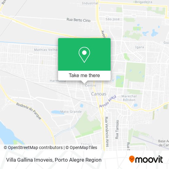 Mapa Villa Gallina Imoveis