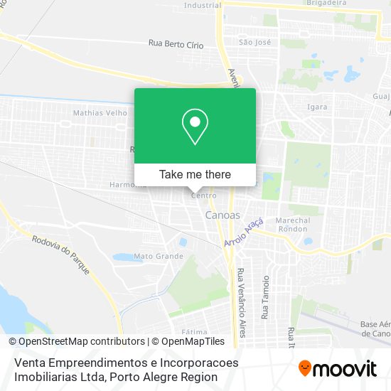 Mapa Venta Empreendimentos e Incorporacoes Imobiliarias Ltda