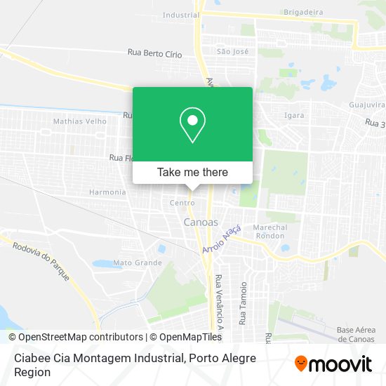 Ciabee Cia Montagem Industrial map