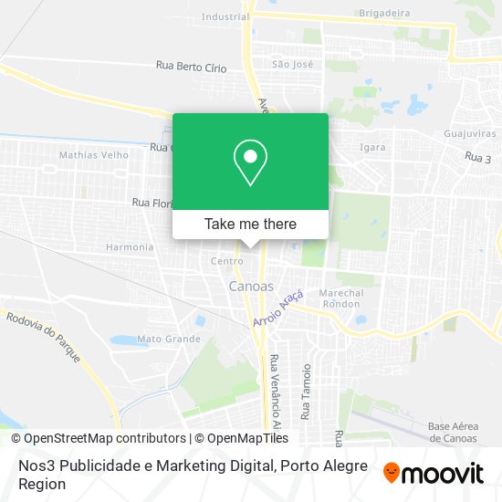 Mapa Nos3 Publicidade e Marketing Digital
