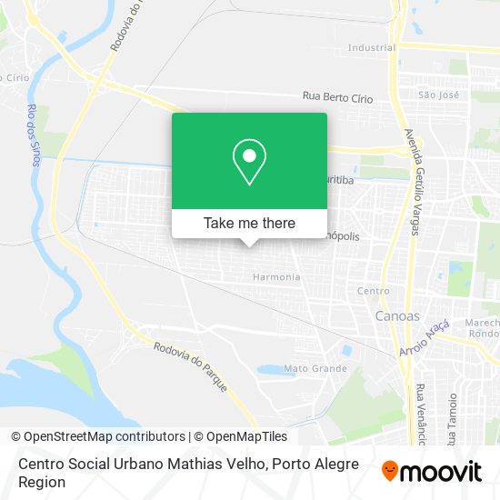 Centro Social Urbano Mathias Velho map
