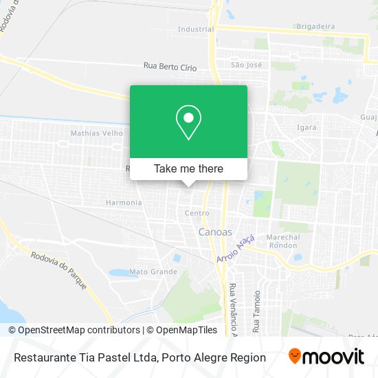 Restaurante Tia Pastel Ltda map