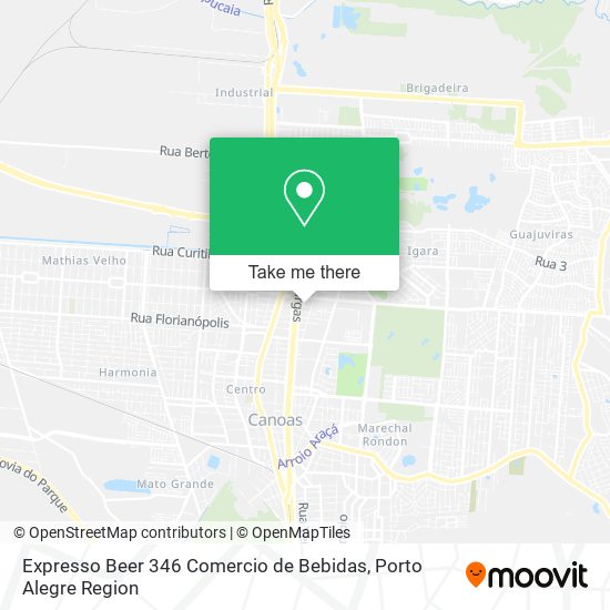 Mapa Expresso Beer 346 Comercio de Bebidas