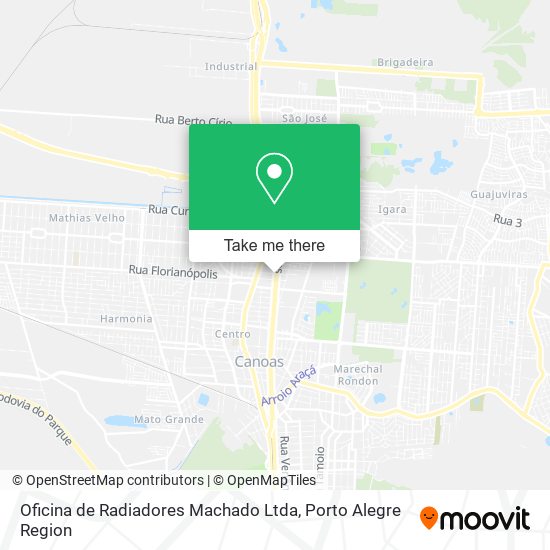 Oficina de Radiadores Machado Ltda map