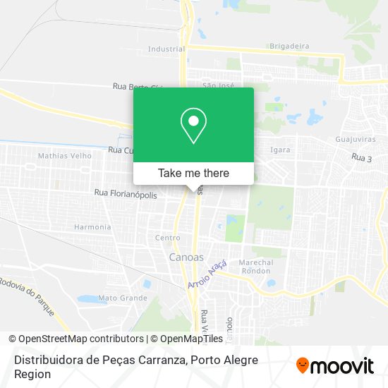 Distribuidora de Peças Carranza map