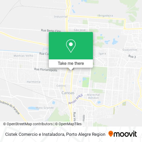 Cistek Comercio e Instaladora map