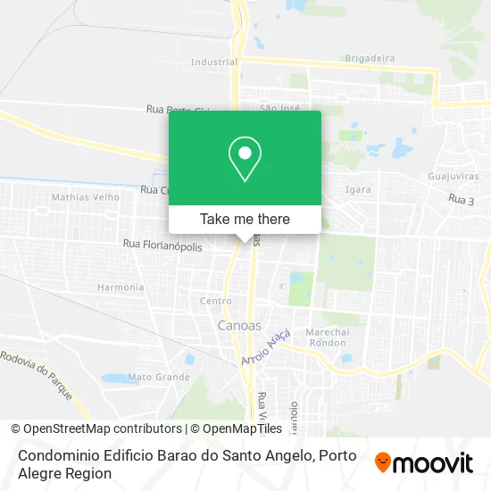 Condominio Edificio Barao do Santo Angelo map