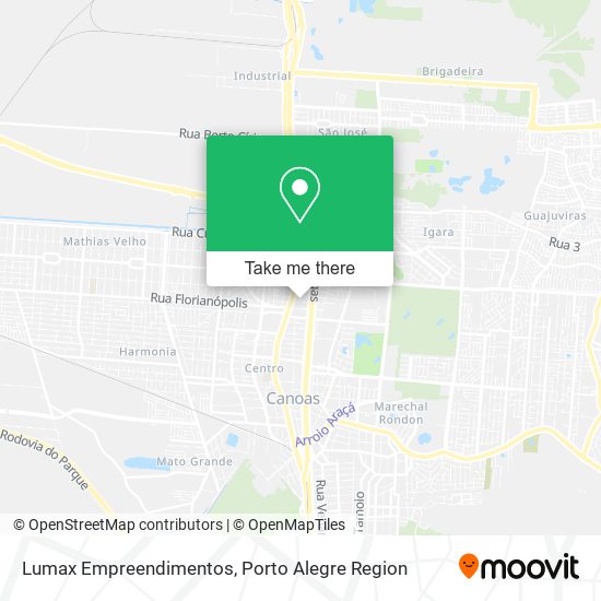 Mapa Lumax Empreendimentos