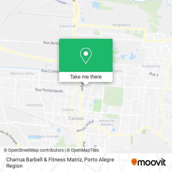 Mapa Charrua Barbell & Fitness Matriz