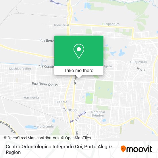 Mapa Centro Odontológico Integrado Coi