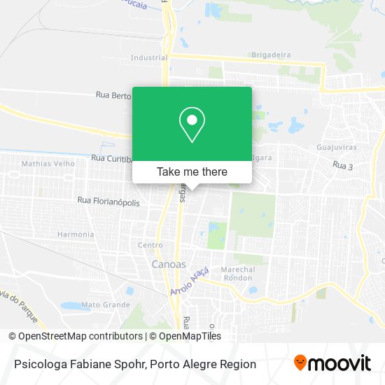 Psicologa Fabiane Spohr map