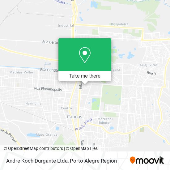 Mapa Andre Koch Durgante Ltda