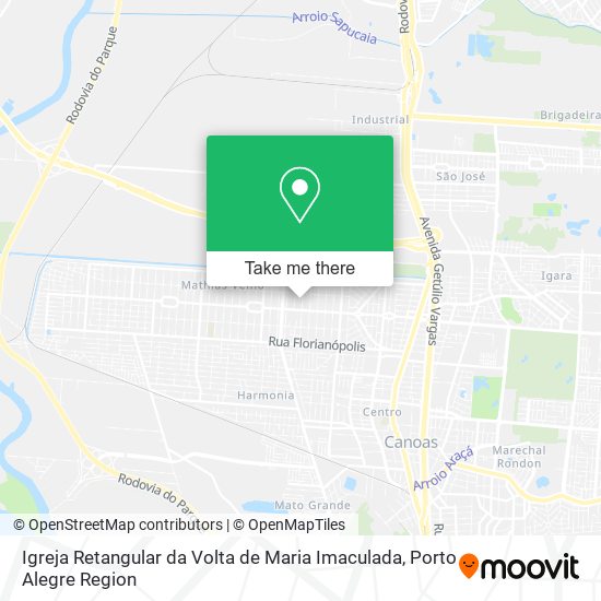 Igreja Retangular da Volta de Maria Imaculada map