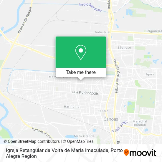 Igreja Retangular da Volta de Maria Imaculada map