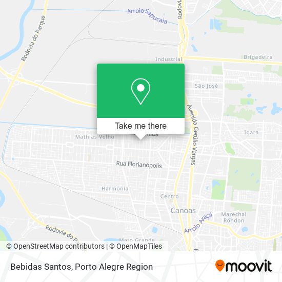 Bebidas Santos map