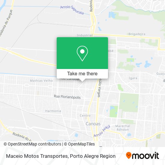 Maceio Motos Transportes map