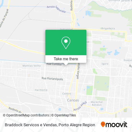 Braddock Servicos e Vendas map