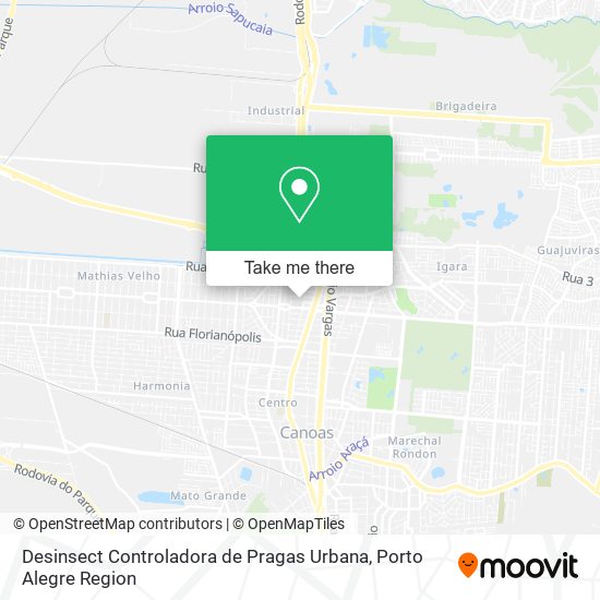 Desinsect Controladora de Pragas Urbana map