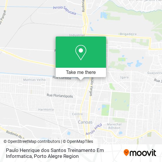 Mapa Paulo Henrique dos Santos Treinamento Em Informatica