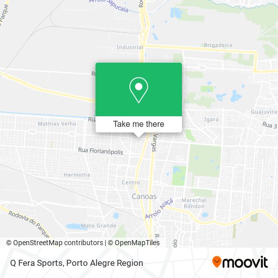 Q Fera Sports map