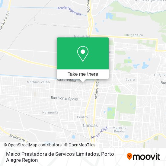 Maico Prestadora de Servicos Limitados map