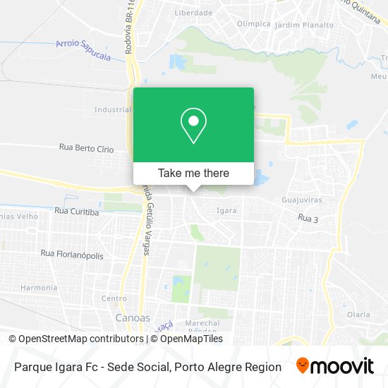 Mapa Parque Igara Fc - Sede Social