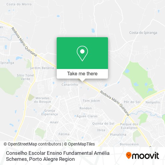 Conselho Escolar Ensino Fundamental Amélia Schemes map